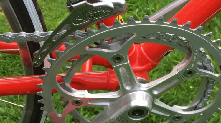 Prachtig gerestaureerde old timer racefiets
