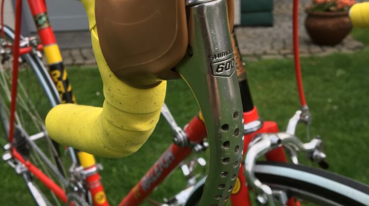Prachtig gerestaureerde old timer racefiets