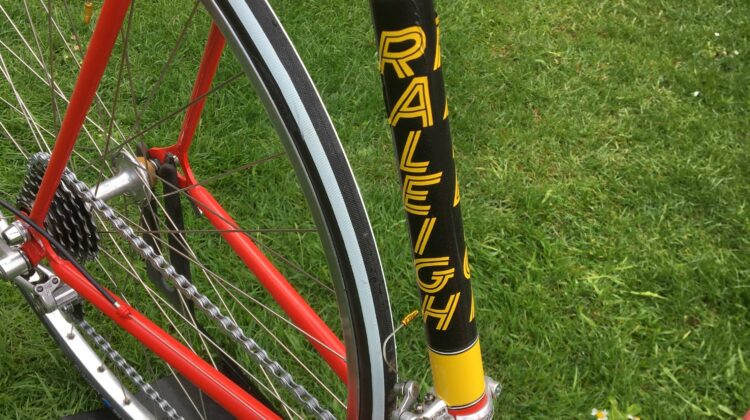 Prachtig gerestaureerde old timer racefiets