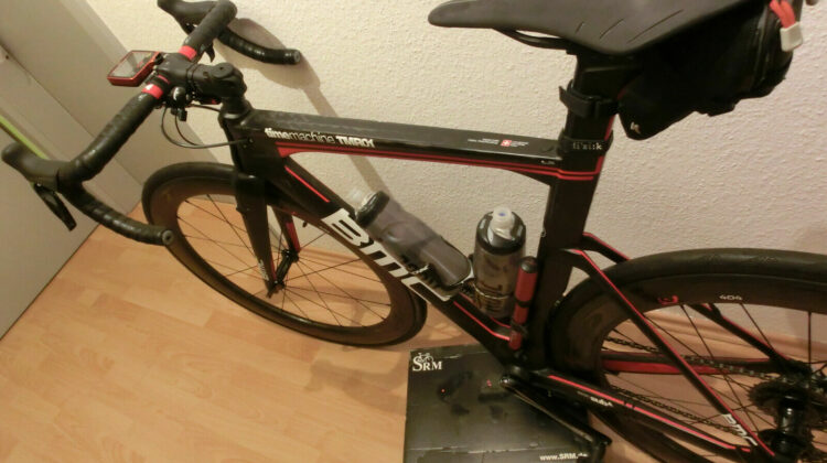 BMC TMR 01,Dura Ace DI2-SRM Systeem, PC8 speedo, Zipp 404 Clincher