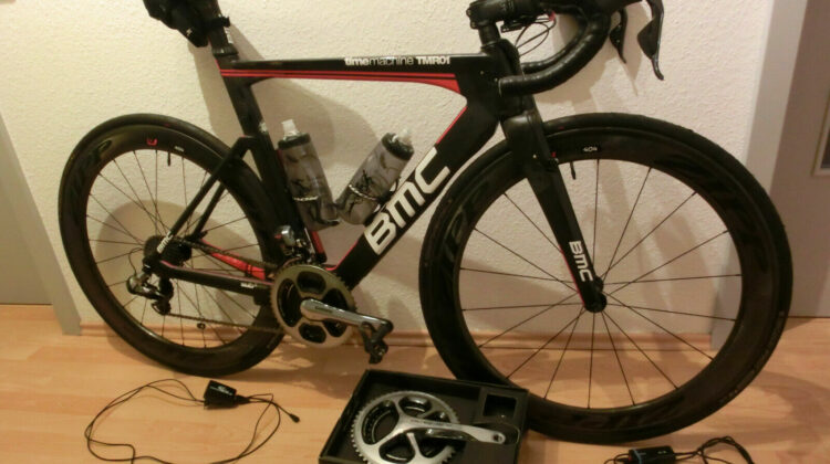 BMC TMR 01,Dura Ace DI2-SRM Systeem, PC8 speedo, Zipp 404 Clincher