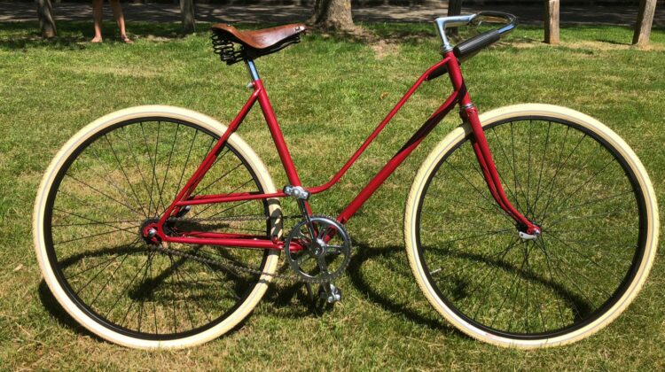Rode pathracer vintage retro oldtimer singlespeed Norta
