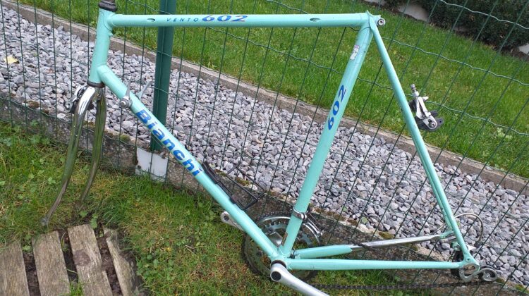 Retro Bianchi Vento 602 kader + 2 wielen