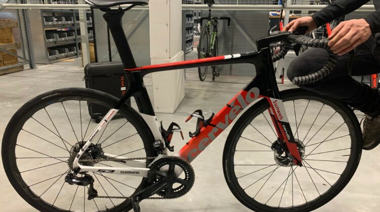 Team Sunweb Cervelo S3 disc Ultegra Di2 racefiets maat 56 showroom model z.g.a.n. verkoop zonder wielen