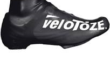 Velotoze Shoe Covers (Kort of Lang – Zwart en lichtblauw (kort) + Toe Cover (Red)