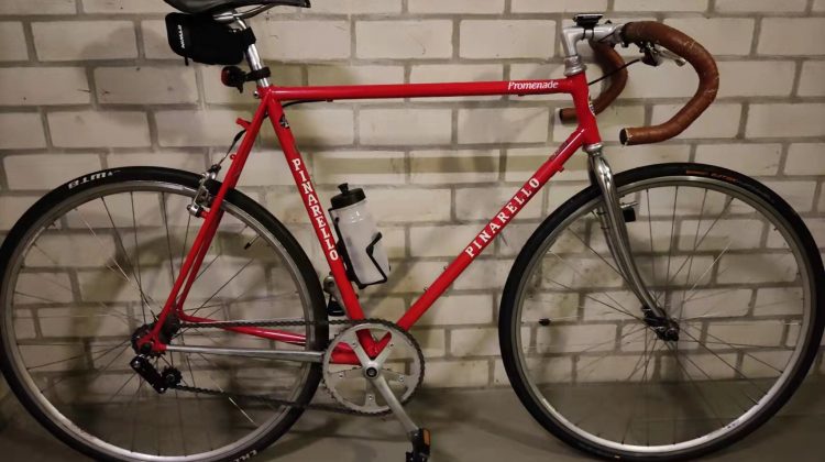 Pinarello single speed 52×17 met veel extra’s
