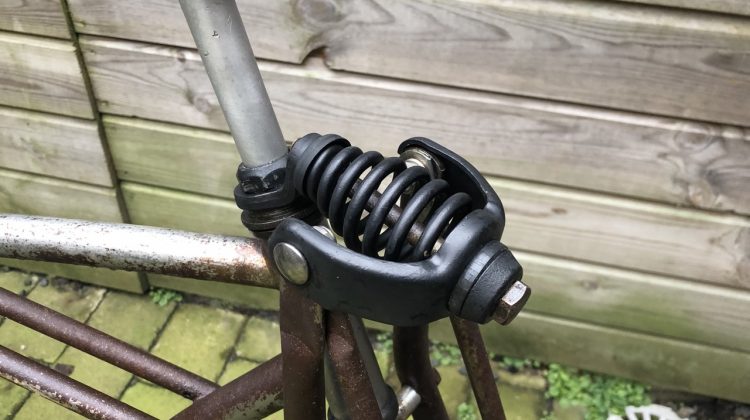 Unieke Patina Beachcruiser met voorvorkvering