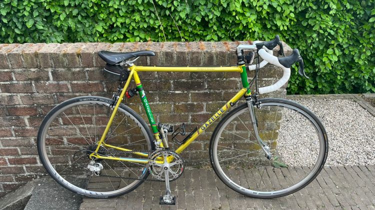 Retro Koersfiets merk Gazelle
