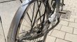 Retro vrouwenfiets opgeknapt