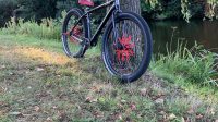 Wheelie Bike Collective C2 met veel (rode) accessoires. ZGAN