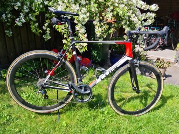 Goed onderhouden racefiets