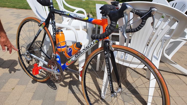 Koersfiets colnago columbus carbon met triple versnelling