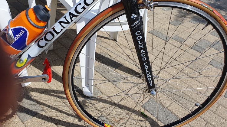 Koersfiets colnago columbus carbon met triple versnelling