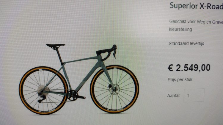 Gravel/race fiets superior maat 52 in excellente staat