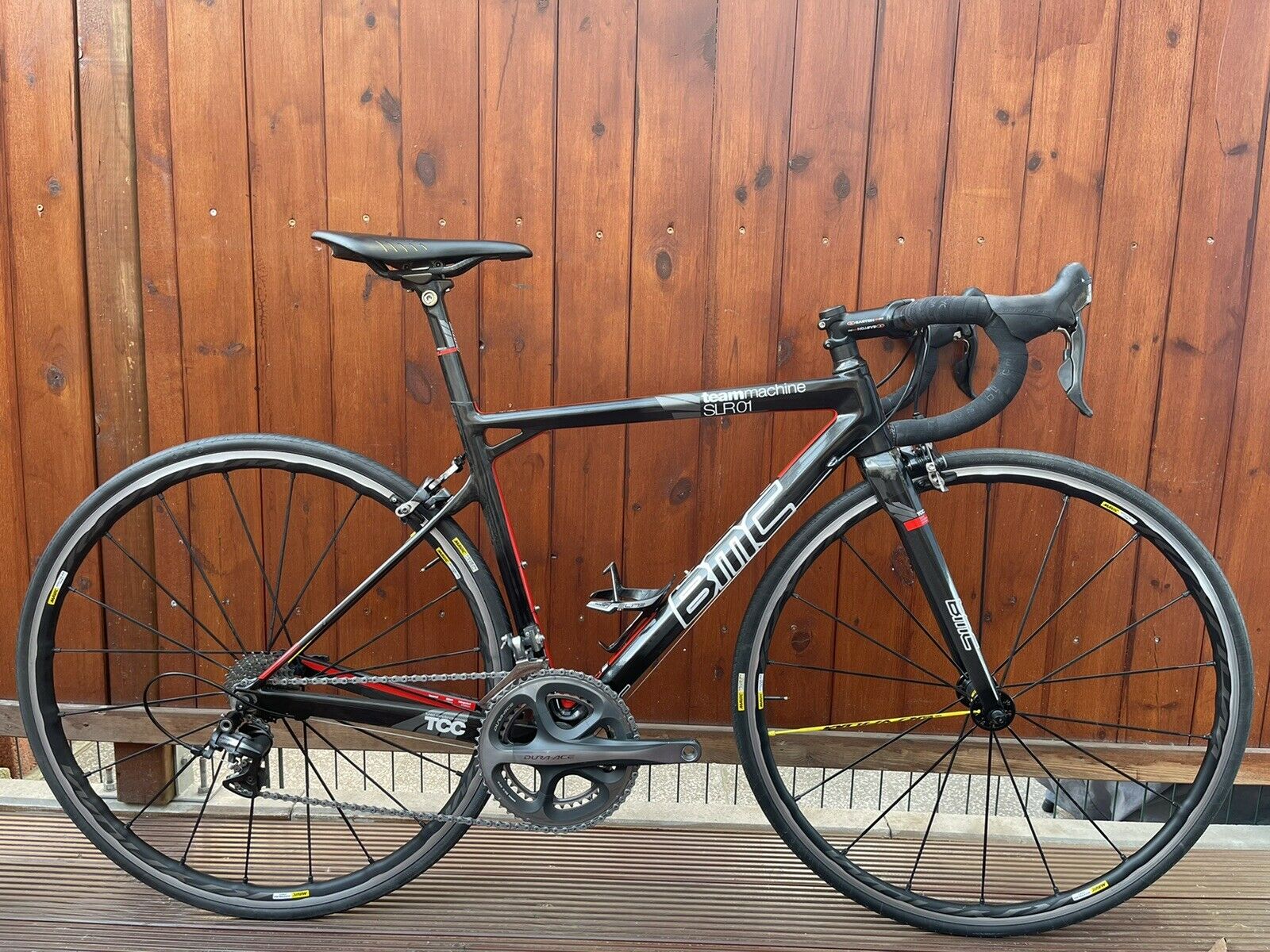 BMC TEAM MACHINE SLR01,CARBON RACE BICYCLE, DURA-ACE 11 versnellingen, maat  47 cm ! - VeloScout