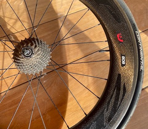 ZIPP 808 wielerset + cassette Shimano Durace