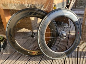 ZIPP 808 wielerset + cassette Shimano Durace