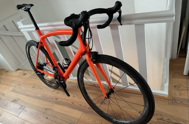 Gazelle godline nero – carbon lichtgewicht – 58 cm shimano 105 R7000 groep zipp 303, nieuw opgebouwd in 2019