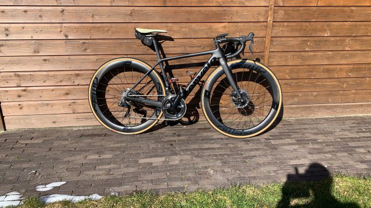 Cervelo R5 dura ace di2 11 speed Enve wielen met Chris King naven