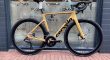 Cervélo Soloist mt 54 kleur gold dust met upgrade wielset en stuur